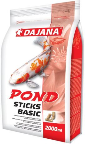 Корм Dajana Pond Sticks Basic для прудовых рыб (2000 мл, 180 г)