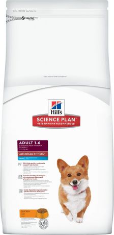 Сухой корм Hill's Science Plan Adult Mini Advanced Fitness со вкусом курицы для собак мелких пород (2,5 кг, )