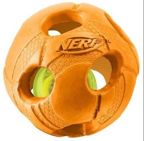 Игрушка Nerf Мяч светящийся для собак (6 см, )