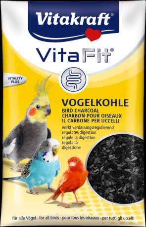 Уголь древесный Vitakraft Kohle для птиц 10 г (10 г)