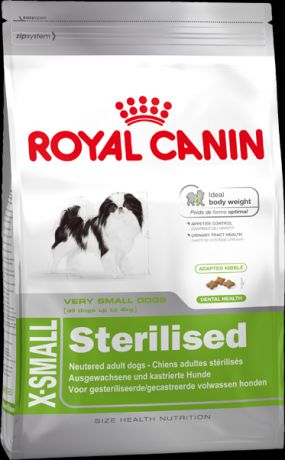 Сухой корм Royal Canin X-Small Sterilised для кастрированных/стерилизованных собак миниатюрных пород (0,5 кг, )