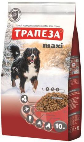 Сухой корм Трапеза Макси для взрослых собак (10 кг, )