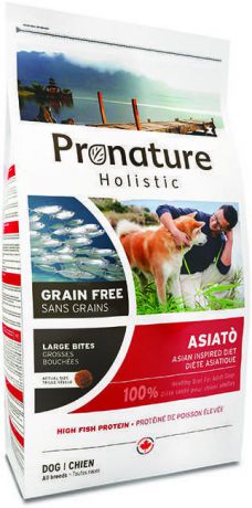Сухой корм Pronature Holistic Grain Free Asiatò для собак (340 г, Мелкие крокеты)