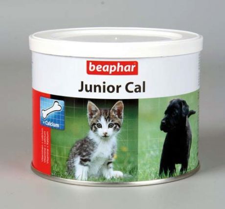 Минеральная смесь Beaphar Junior Cal для котят и щенков 200 г