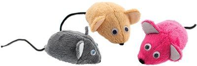 Игрушка Дарэлл мышка меховая для кошек (9 см, )