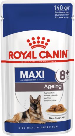 Паучи Royal Canin Maxi Ageing 8+ для пожилых собак крупных пород (140 г)