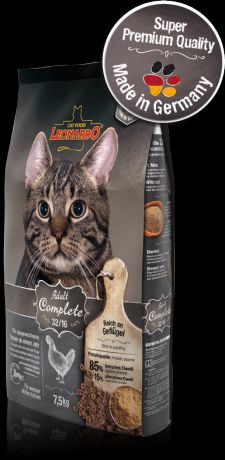 Сухой корм Leonardo Adult Complete 32/16 для взрослых кошек (15 кг, )