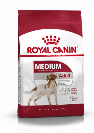 Сухой корм Royal Canin Medium Adult для взрослых собак средних пород (15 кг, )
