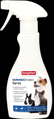 Спрей Beaphar IMMO Shield от паразитов для кошек, собак, грызунов и кроликов (250 мл)