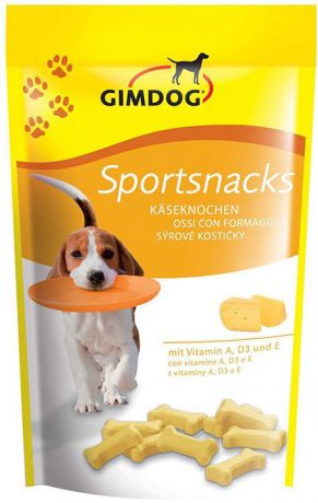 Дрессировочное лакомство Gimdog Sportsnacks с L-карнитином для собак, 60 г (60 г, Курица)