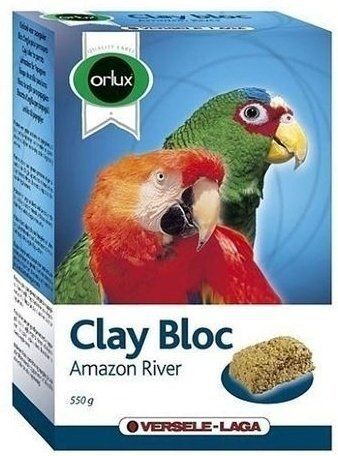 Минеральный блок глиняный для крупных попугаев Versele-Laga Orlux Clay Bloc Amazon River 550 г (550 г)