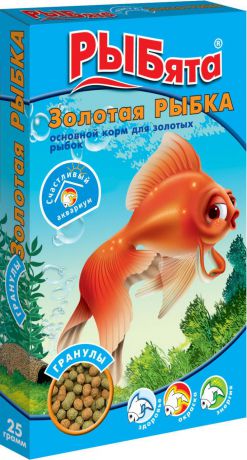 Корм Зоомир Рыбята Золотая рыбка гранулированный для золотых рыб 25 г (25 г)