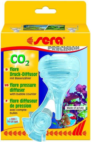 Диффузор Sera Flore CO2 Pressure Diffuser со встроенным счётчиком пузырьков для СО2 систем (1 шт)