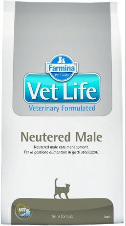 Сухой корм Farmina Vet Life Cat Neutered Male для кастрированных котов (10 кг, )