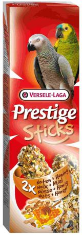 Палочки с орехами и медом для крупных попугаев Versele-Laga Prestige Sticks Parrot Nuts&Honey (2 x 70 г)