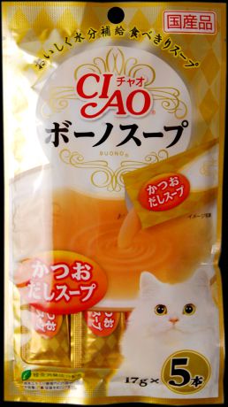 Лакомство Premium Pet Japan наваристый бульон из японского тунца-бонито для кошек (85 г, )