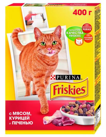 Корм для кошек Friskies (10 кг) Для взрослых кошек с мясом и полезными овощами