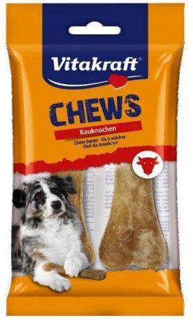 Жевательные кости Vitakraft Chews Bones из сыромятной кожи для собак 14 см, 2 шт (14 см, 2 шт, )