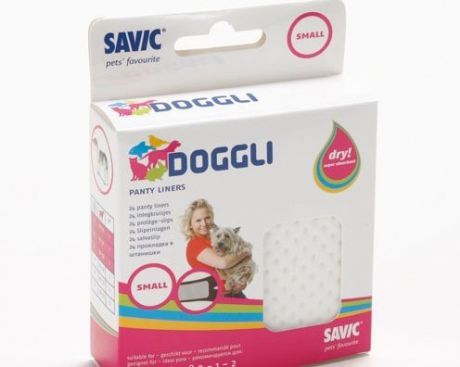 Прокладки Savic для гигиеничеких трусов собак 24 шт (3 х 12 х 13 см)