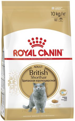 Сухой корм Royal Canin British Shorthair Adult для британских короткошерстных кошек (10 кг, )