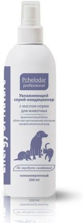 Спрей-кондиционер Пчелодар Увлажняющий для распутывания колтунов с маслом норки (350 мл, )