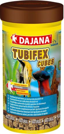 Корм Dajana Tubifex Cubes трубочник для рыб (100 мл/10 г)