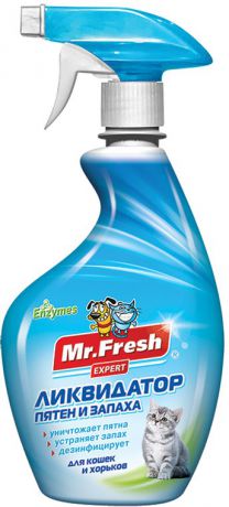 Ликвидатор пятен и запаха Mr.Fresh Expert 3 в 1 для кошек 500 мл (500 мл)