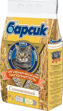 Наполнитель Барсик Соломенный для кошек 4,54 л (4,54 л, )
