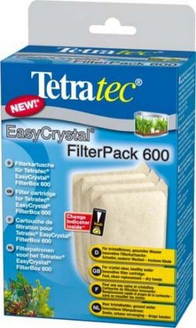 Фильтрующие картриджи Tetra EC 600 без угля для внутреннего фильтра EasyCrystal 600 (3 шт)