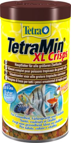 Корм Tetra TetraMin XL основной для всех видов рыб, крупные хлопья (1 л)