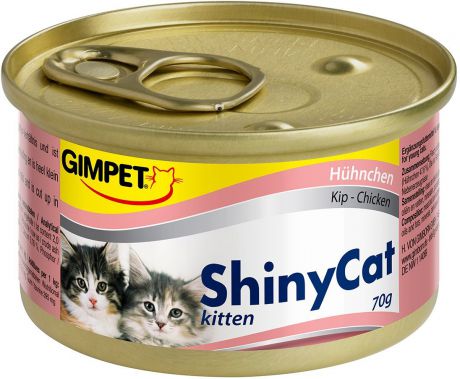 Консервы Gimpet ShinyCat Kitten для котят (70 г, Тунец)