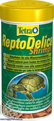 Корм-лакомство Tetra ReptoMin Delica Shrimps для водных черепах (1 л)