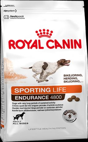 Сухой корм Royal Canin Sporting Life Endurance 4800 для собак любых пород при очень продолжительных физических нагрузках (15 кг, )