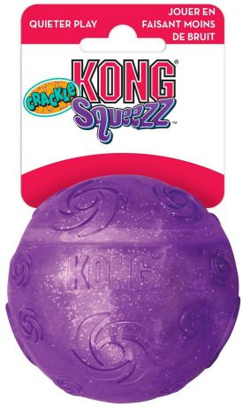 Игрушка Kong Squezz Crackle хрустящий мячик для собак (7 см, )