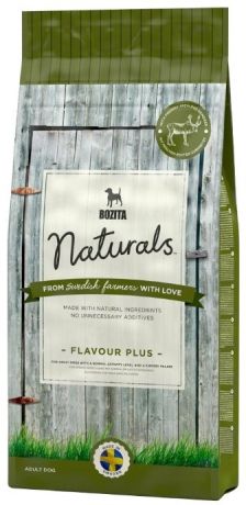Сухой корм Bozita Naturals Flavour Plus с мясом оленя для собак (12 кг)