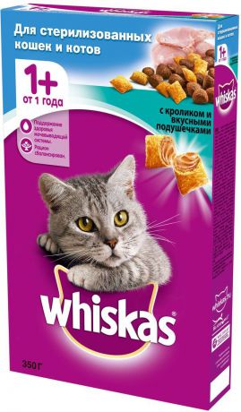 Сухой корм Whiskas для стерилизованных кошек (1,9 кг, Говядина)