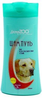 Шампунь Доктор ZOO для короткошерстных собак (250мл, )