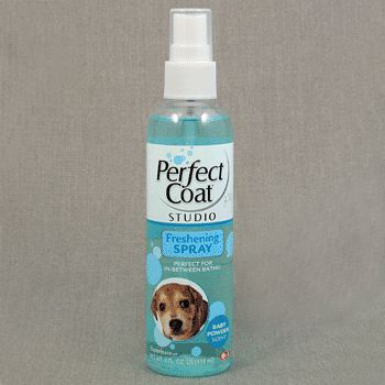 Спрей 8in1 Perfect Coat Freshening Spray Baby Powder очищающий с ароматом детской присыпки для собак (114 мл)