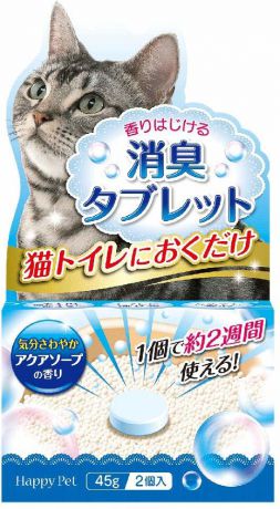 Уничтожитель запахов Premium Pet Japan с ароматом детского мыла (2x45 г)