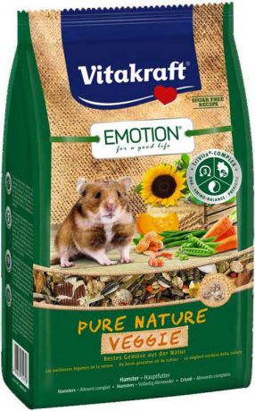 Корм Vitakraft Emotion Pure Nature Veggie для хомяков (600 г, )