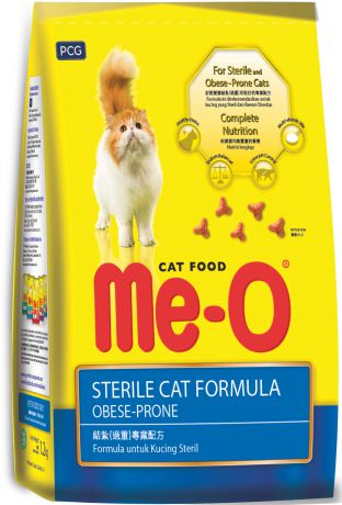 Сухой корм Me-O Sterile Cat Formula для стерилизованных кошек (7 кг, )
