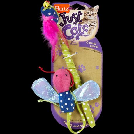 Игрушка Hartz Twirl&Whirl Cat Toy дразнилка с кошачьей мятой для кошек (25 x 10 x 0.6 см, )