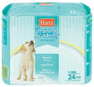 Пеленки Hartz Training Academy Training Pads впитывающие для щенков и взрослых собак 56 x 56 см (6 шт)