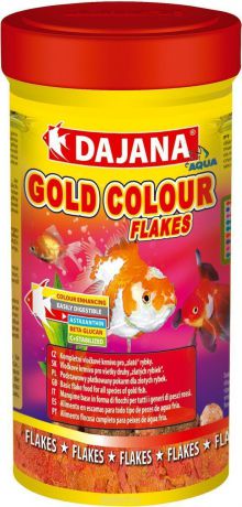 Корм Dajana Gold Colour Flakes хлопья для рыб (100 мл)