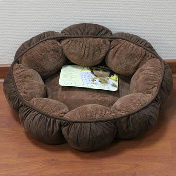 Лежак Petmate Pet Bedding Puffy Round Cat Bed для кошек, с мягкими объемными бортиками