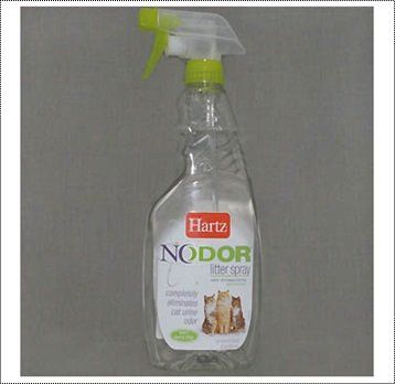 Средство Hartz Nodor litter spray, уничтожающее запахи в кошачьих туалетах (без ароматизатора), 503 мл