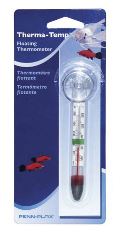 Термометр Penn Plax спиртовой плавающий для аквариума (1 шт)