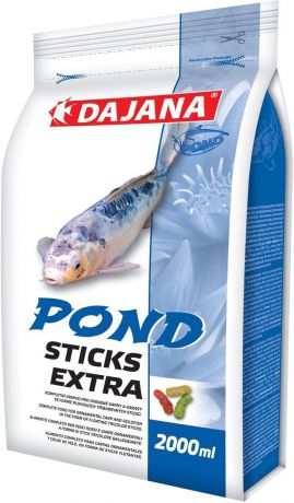 Корм Dajana Pond Sticks Extra для прудовых рыб (2000 мл, 160 г)