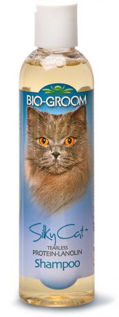 Шампунь Bio-Groom Silky Cat Shampoo кондиционирующий с протеином и ланолином для кошек (237 мл, )