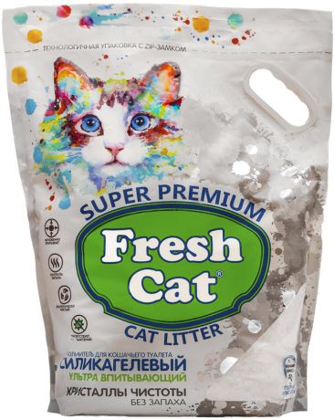 Наполнитель Fresh Cat Кристаллы чистоты для кошек (2 кг (5 л))